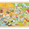 Tout Pour le Jeu Puzzle en bois 48 pièces Mini Ferme avec cadre