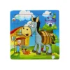 Tout Pour le Jeu Puzzle en bois 16 pièces âne