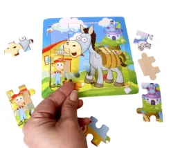 Tout Pour le Jeu Puzzle en bois 16 pièces panda