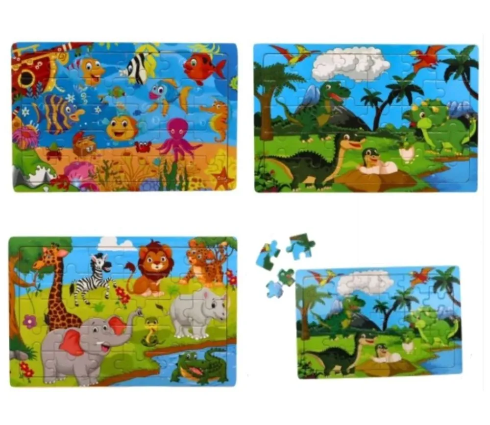 Tout Pour le Jeu Puzzle en bois 30 pièces poissons