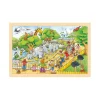 Tout Pour le Jeu Puzzle en bois 24 pièces une journée au zoo