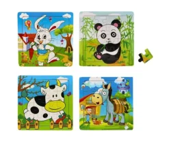 Tout Pour le Jeu Puzzle en bois 16 pièces vache
