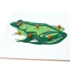 Tout Pour le Jeu Puzzle en bois grenouille - 6 pièces à boutons à encastrer
