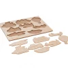 Tout Pour le Jeu Puzzle en bois naturel véhicules 8 pièces