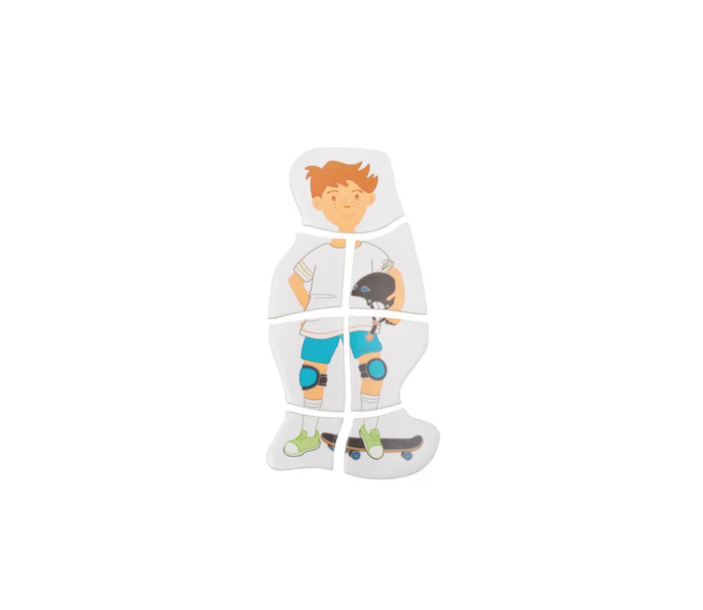 Enfant Tout Pour le Jeu Puzzle Je grandis "garçon" 4 étages - 28 pièces en bois