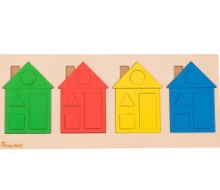 Tout Pour le Jeu Puzzle Maisons des formes et couleurs