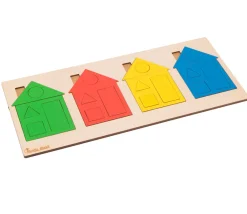 Tout Pour le Jeu Puzzle Maisons des formes et couleurs