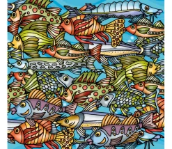 Tout Pour le Jeu Puzzle Poissons 12.5 cm - 72 pièces Curiosi