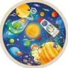Tout Pour le Jeu Puzzle Univers espace en bois 57 pièces rond