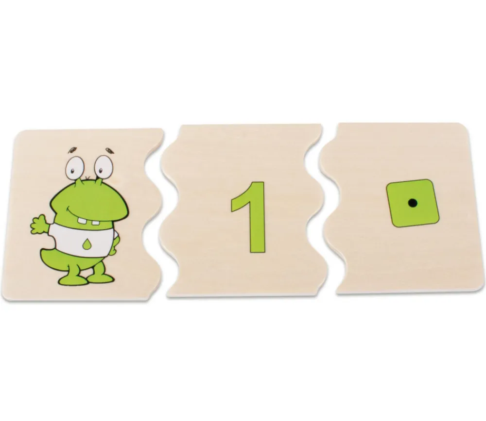 Tout Pour le Jeu Puzzles en bois : J'apprends les chiffres - Cognito