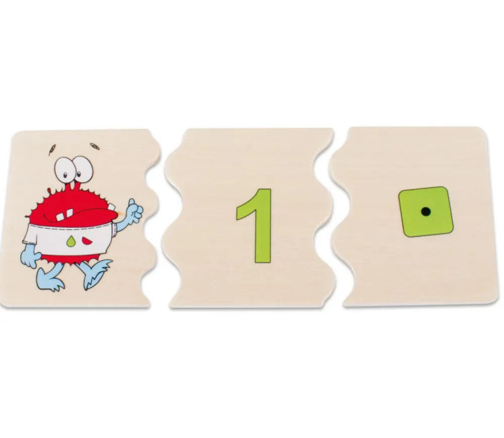 Tout Pour le Jeu Puzzles en bois : J'apprends les chiffres - Cognito
