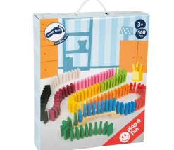 Enfant Tout Pour le Jeu Rallye Dominos bois Arc en ciel XXL - 560 tuiles