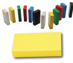 Tout Pour le Jeu Rectangle 4 cm en bois. Domino neutre 40 x 20 x 8 mm à l'unité