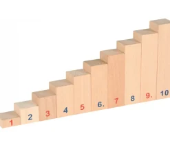 Tout Pour le Jeu Réglettes bois numérotées de calcul de 1 à 10 math