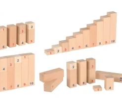 Tout Pour le Jeu Réglettes bois numérotées de calcul de 1 à 10 math