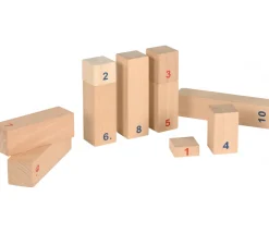 Tout Pour le Jeu Réglettes bois numérotées de calcul de 1 à 10 math
