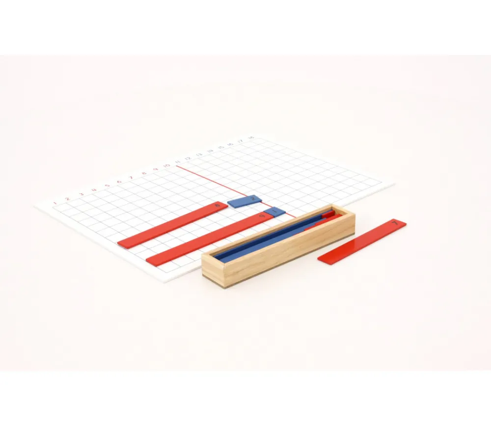 Tout Pour le Jeu Réglettes calcul Additions Montessori avec plateau