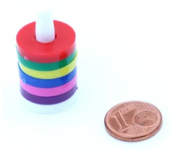 Tout Pour le Jeu Rondelle 17 mm jeton troué pour jeux - anneaux