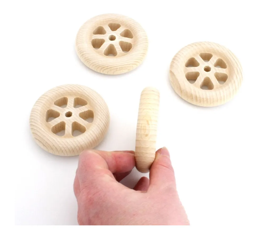 Tout Pour le Jeu Roue à rayon en bois de 7 cm wagon