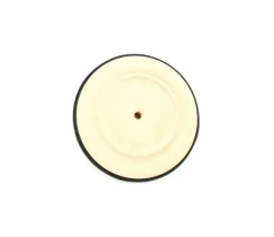 Tout Pour le Jeu Roue en bois de 12 cm avec pneu caoutchouc pour construction
