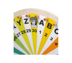 Tout Pour le Jeu Roue pour jeu loterie lettres, chiffres et couleurs 34 cm