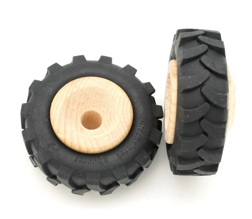 Tout Pour le Jeu Roue tracteur de 6 cm avec pneu caoutchouc