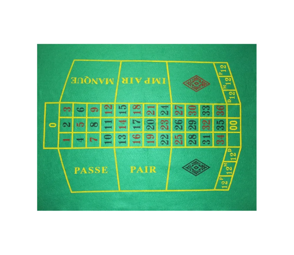 Enfant Tout Pour le Jeu Roulette de jeu pour Casino 30 cm avec pions et tapis
