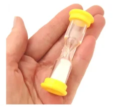 Tout Pour le Jeu Sablier de jeu 1 minute - JAUNE - 9.8 cm MM