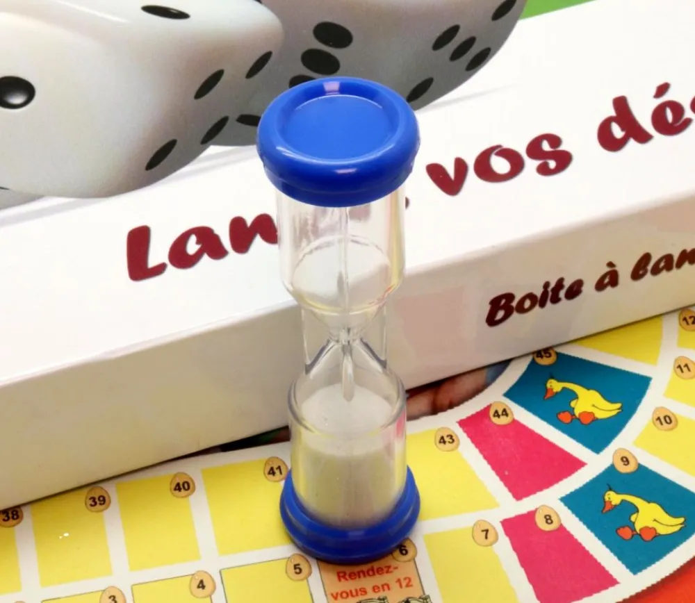 Tout Pour le Jeu Sablier 90 secondes 1min30s - BLEU - 10.3 cm MM