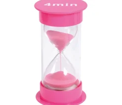 Tout Pour le Jeu Sablier géant 4 minutes - ROSE - 12 cm GM