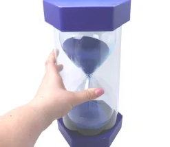 Tout Pour le Jeu Sablier ultra lisible de 15 minutes - BLEU - 30 cm GEANT