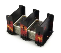 Tout Pour le Jeu Sabot double noir MDF lave 2S pour mini cartes 42 x 64 mm