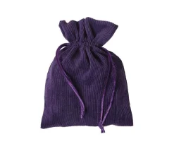 Tout Pour le Jeu Sac 13 x 18 cm - velours épais VIOLET avec cordon