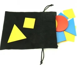 Tout Pour le Jeu Sac 13 x 18 cm - velours épais rouge avec cordon