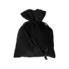 Tout Pour le Jeu Sac 13 x 18 cm - velours épais NOIR avec cordon