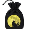 Tout Pour le Jeu Sac de rangement Chat un soir pleine lune 16.5 x 12 cm