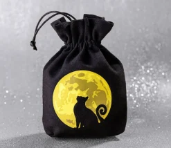 Tout Pour le Jeu Sac de rangement Chat un soir pleine lune 16.5 x 12 cm