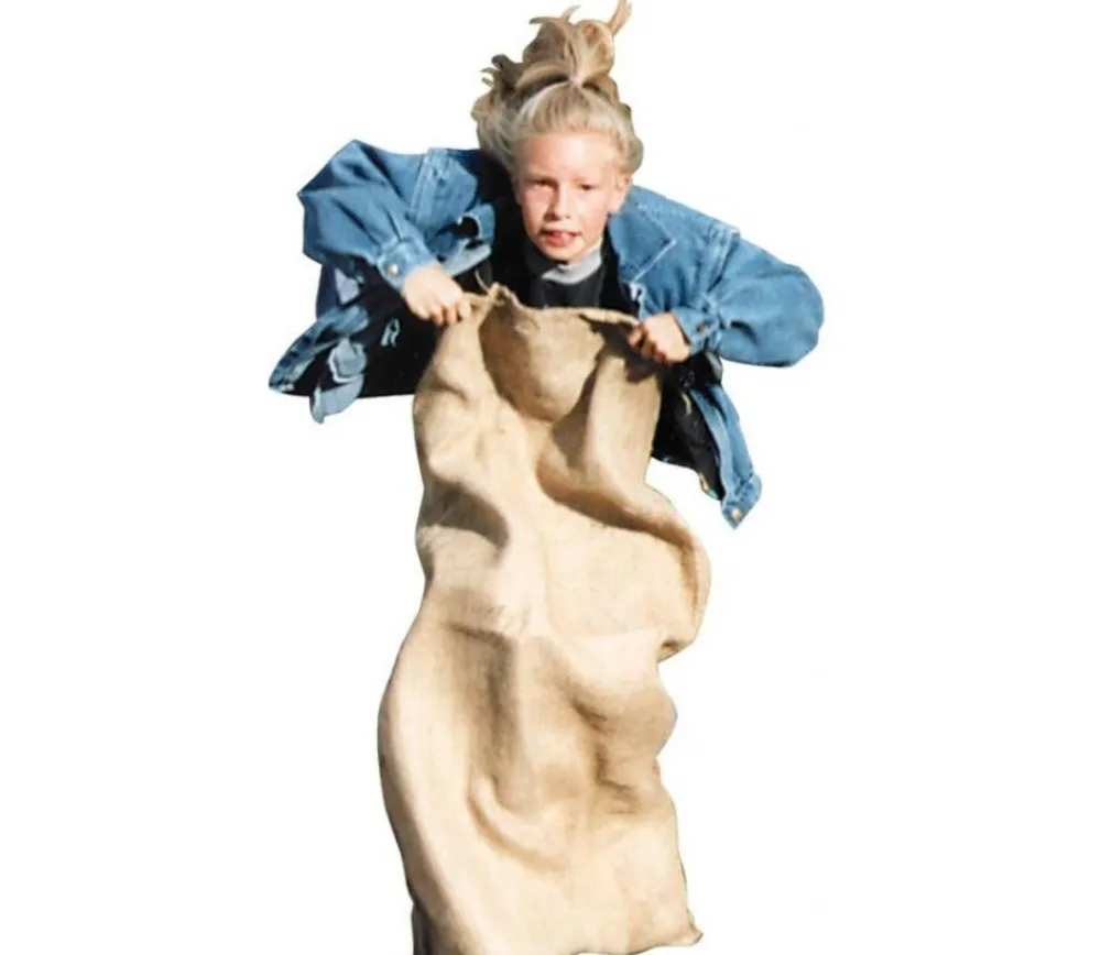 Enfant Tout Pour le Jeu Sac en jute pour course au sac
