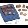 Tout Pour le Jeu Sac Mystère Montessori 20 formes géométriques en bois