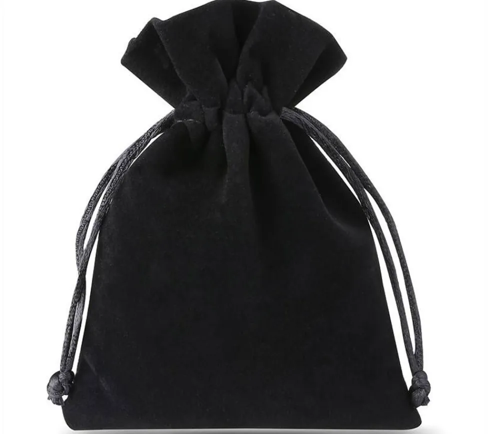 Tout Pour le Jeu Sac noir 13 x 10 cm effet soyeux