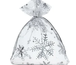 Tout Pour le Jeu Sac organzine flocon 9 x 12 cm