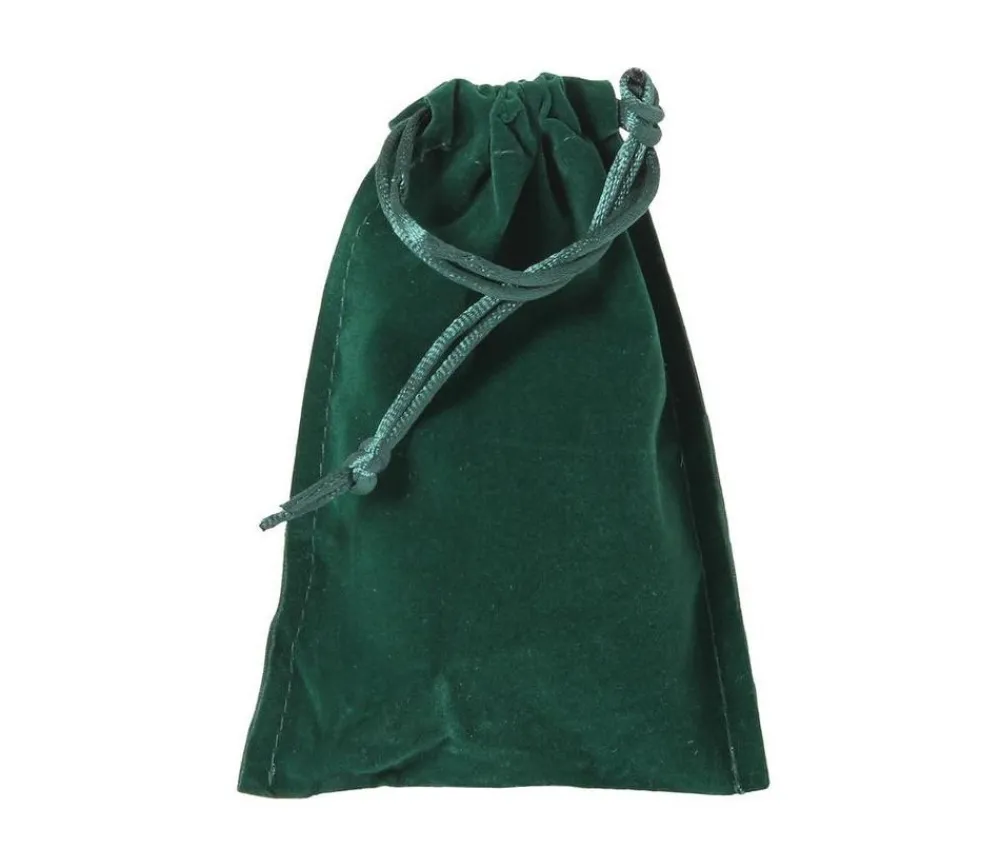 Tout Pour le Jeu Sac suedine 95 x 140 mm modèle 1 vert foncé