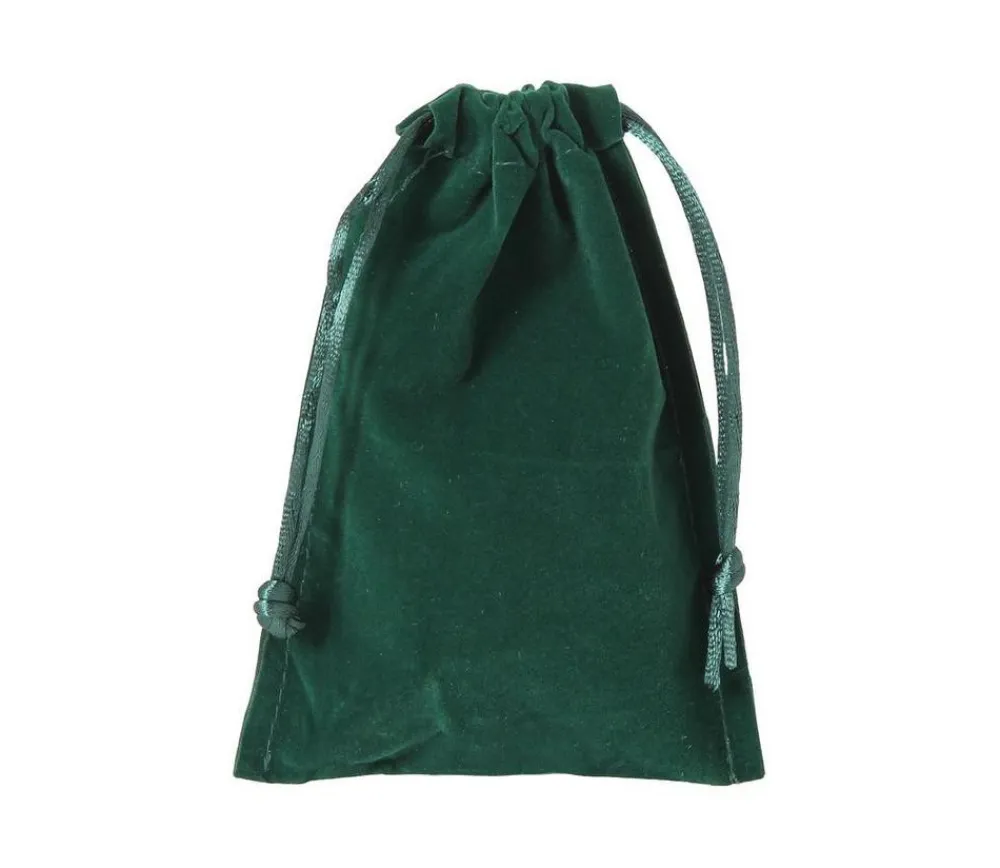 Tout Pour le Jeu Sac suedine 95 x 140 mm modèle 1 vert foncé