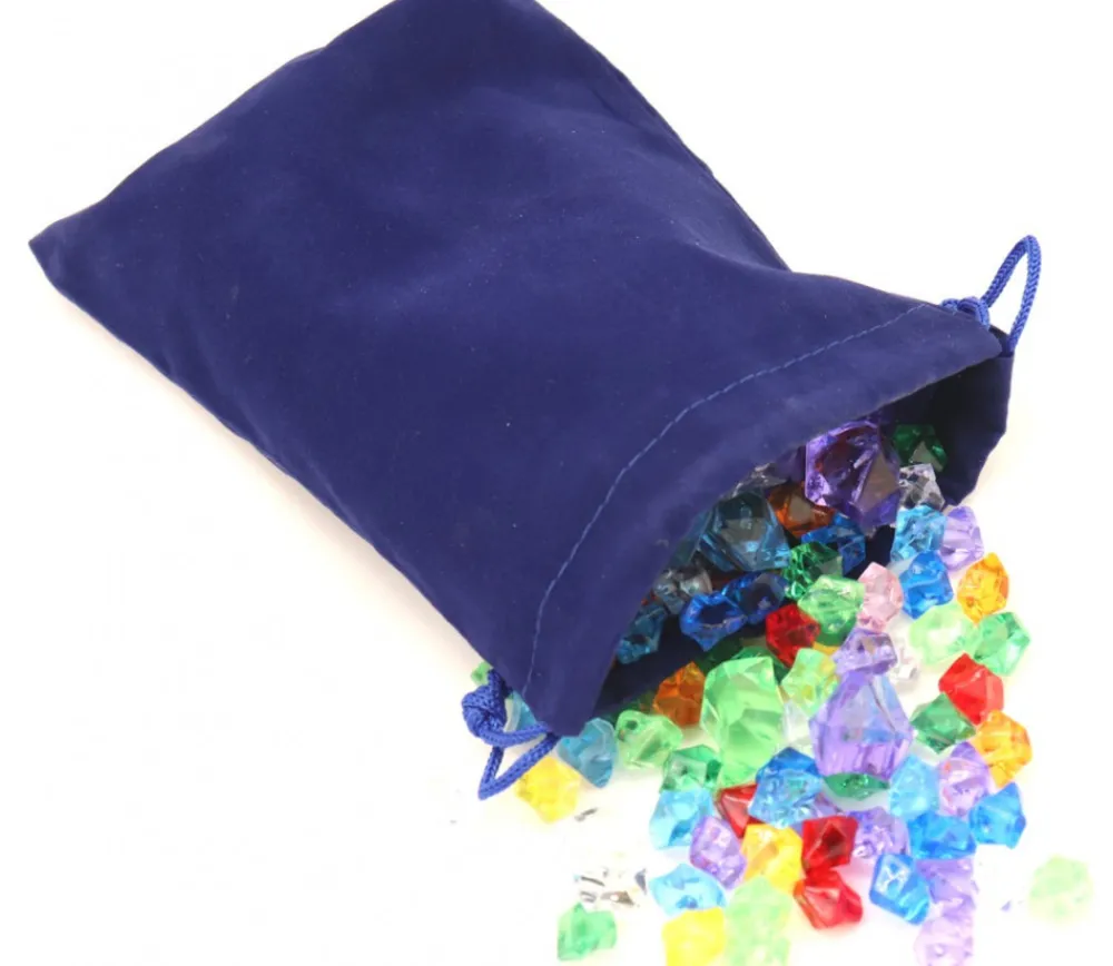 Tout Pour le Jeu Sac suedine 125 x 175 mm modèle 2 bleu