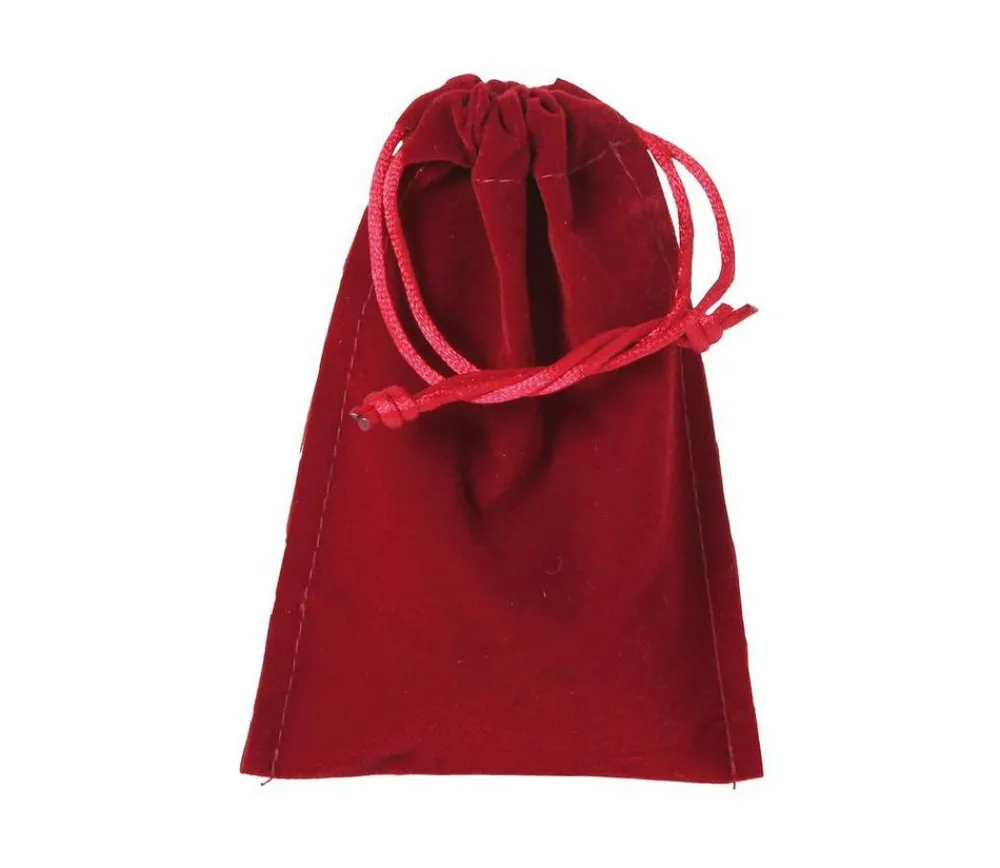 Tout Pour le Jeu Sac suedine 95 x 140 mm modèle 1 rouge bordeaux