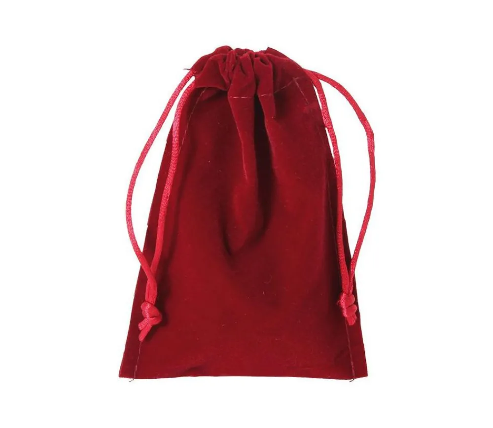 Tout Pour le Jeu Sac suedine 95 x 140 mm modèle 1 rouge bordeaux