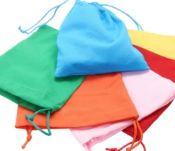 Tout Pour le Jeu Sac tissu 20 x 15 cm coton couleur taille M