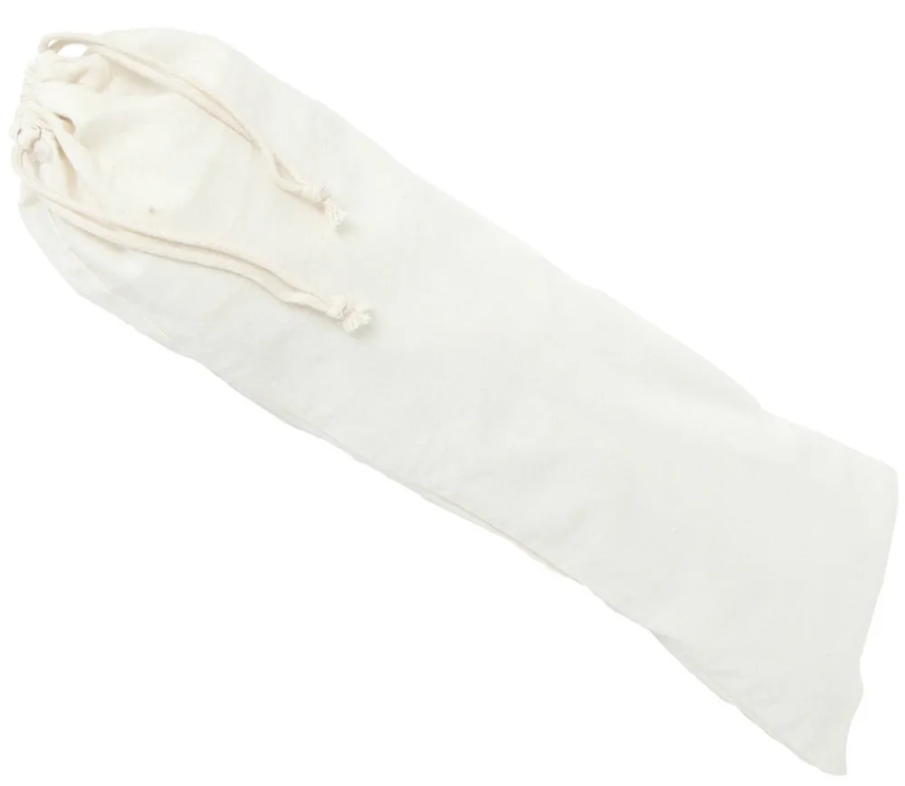 Tout Pour le Jeu Sac tissu long 53.5 x 17 cm sachet 100 % coton écru