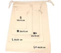 Tout Pour le Jeu Sac tissu M 20 x 15 cm - sachet 100% coton pour pions de jeux
