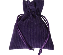 Tout Pour le Jeu Sac violet velours épais avec cordon - 10 x 12.5 cm